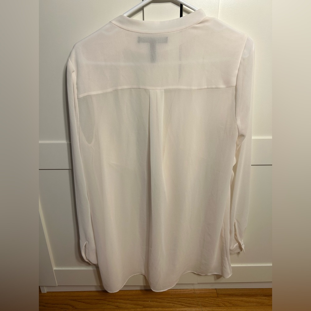 BCBGMAXAZRIA sheer blouse size Medium - Picture 4 of 4